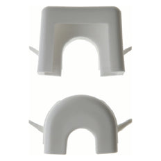 Hager Berker Entrada de cables y conductos de montaje en superficie Blanco polar - 181309 [2 uds.]
