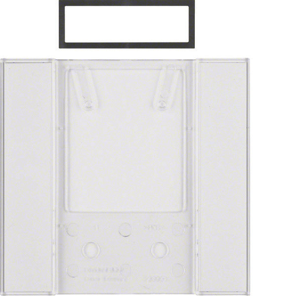 Hager Berker B.IQ 5-Gang Transparente Translúcido Pulsador Sensor de Campo - 75900082