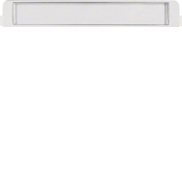 Hager Berker Campo de Texto Para Sistema de Placa Central Blanco Polar - 19050069 [2 piezas]