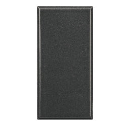 Bticino Axolute Antracita Placa Ciega 1 Módulo - BTHS4950 [2 piezas]