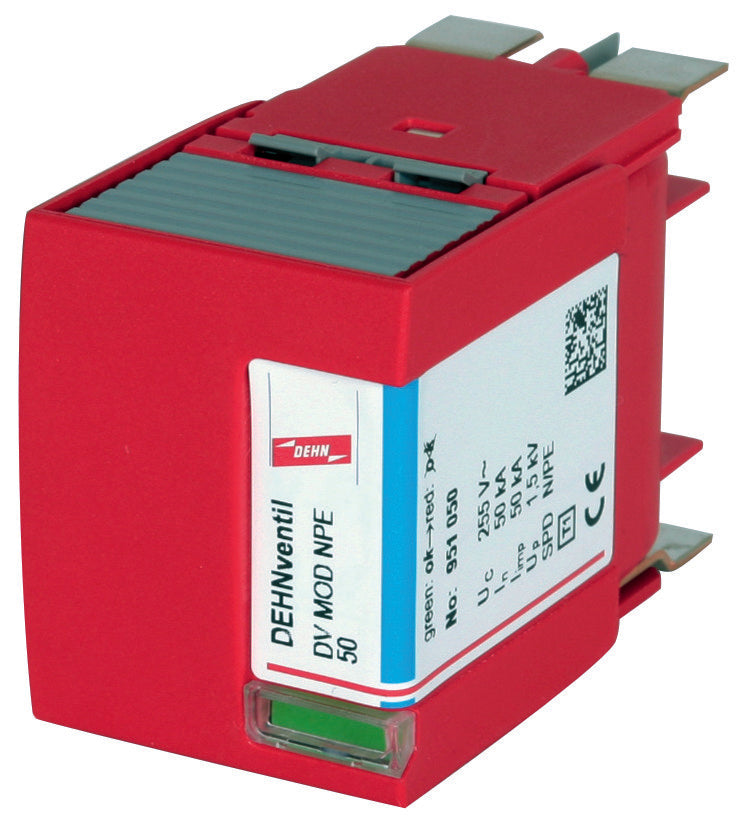Módulo de protección DEHN Ventil N-PE 50 a base de chispas - 951050