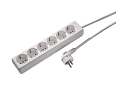 Martin Kaiser Regleta De 6 Salidas Con Cable De 1,5m - 1060ZL/15W/KWS