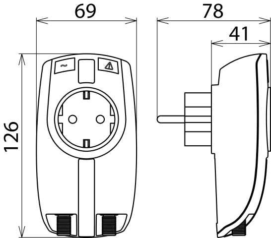 DEHN Protector 230 TV Supresor de sobretensiones con adaptador combinado - 909300