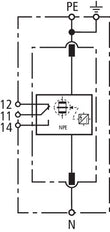Pararrayos Dehn DGP M 255 FM N-PE - 961105