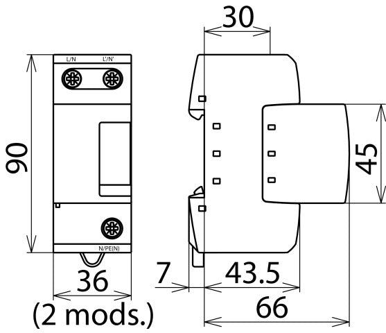 DEHNbloc M Pararrayos Tipo 1 150V - 961110