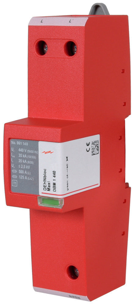 DEHNbloc Maxi Pararrayos Tipo 1 DBM 1 440 V AC - 961140
