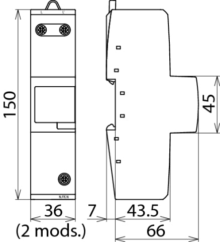 DEHNbloc Maxi Pararrayos Tipo 1 DBM 1 440 V AC - 961140