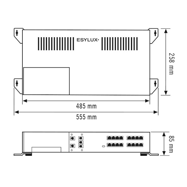 ESYLUX Smartdriver-2 IR BT 4C+2 X8 LED Driver - EC10431425