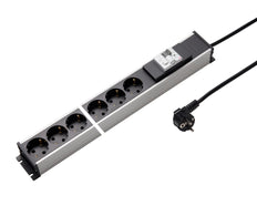 Regleta de enchufes Martin Kaiser 6 vías 16A Cable 3M - 1139ZL6L-SW3 [10 Piezas]