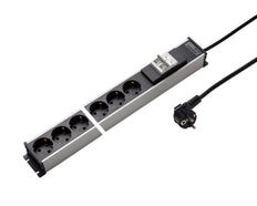 Martin Kaiser Regleta de 6 Vías 45 Grados 16A Interruptor 3M Cable - 1136ZL6/16L-SW3 [10 Piezas]