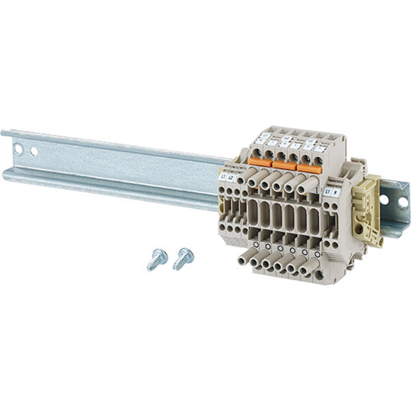 Hensel MI EM 02 Juego de bornes para carril DIN de 284 mm - Mi EM 02