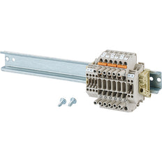 Hensel MI EM 02 Juego de bornes para carril DIN de 284 mm - Mi EM 02