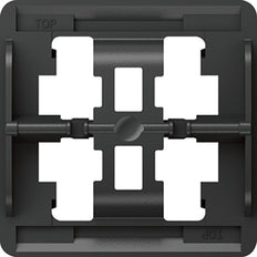 Adaptador de placa de interruptores triple Jung Gama LS Negro - LS93HP