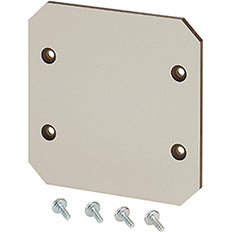 Hensel Placa de montaje aislante 104.5x104.5x4mm Para EB 06 - EB MP 06