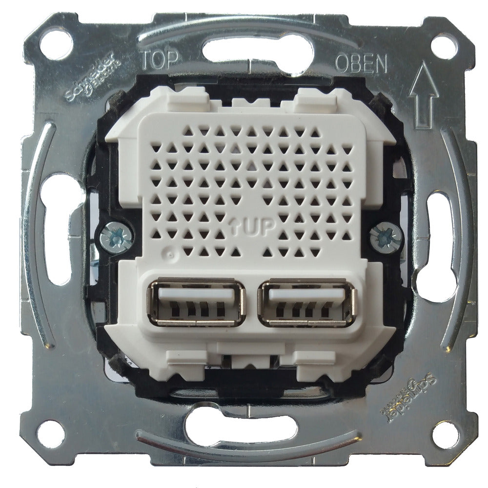 Fuente de alimentación Schneider Electric USB Charger 2.1A - MTN4366-0100