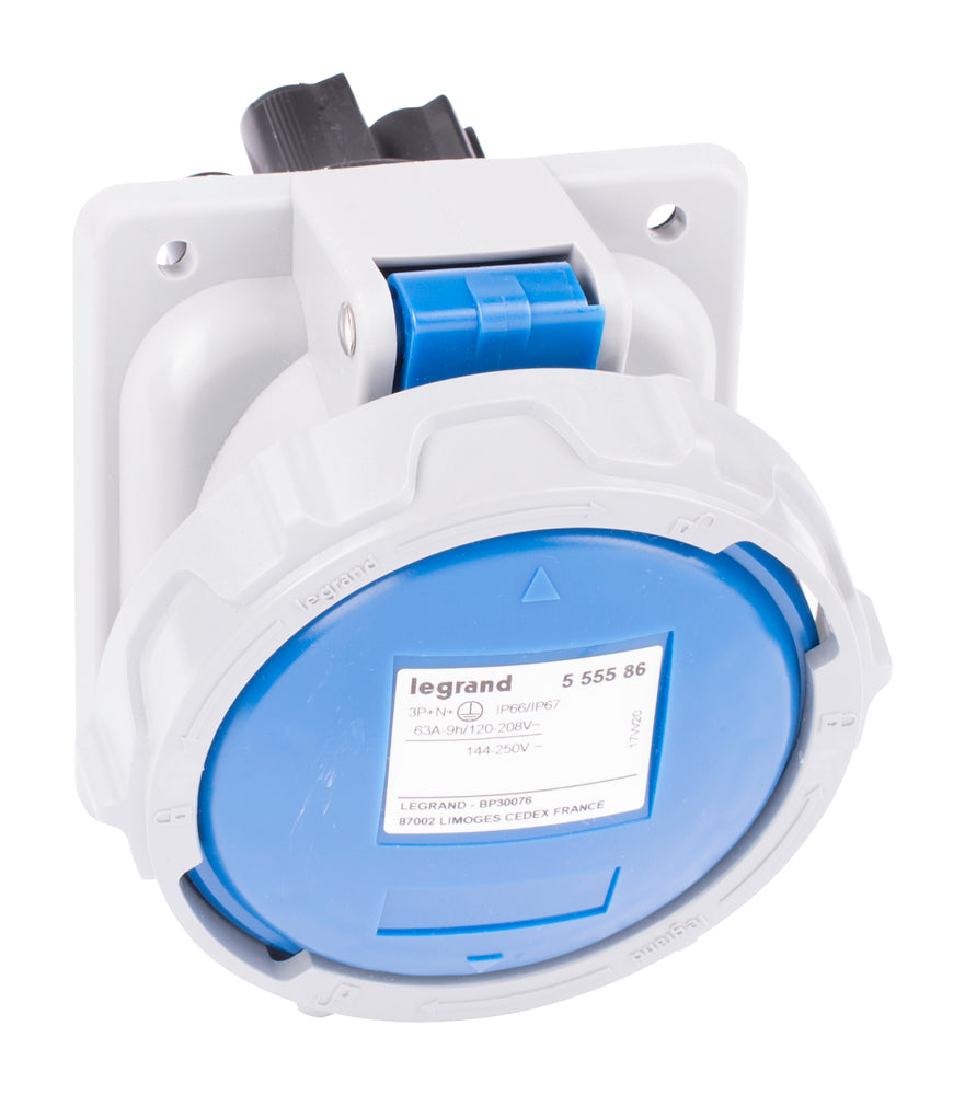 Legrand Enchufe 230V 63A 4P+A IP67 P17 - 555586