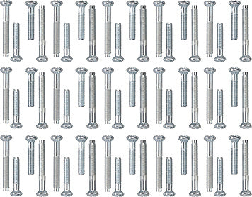 Gira 30x Juego de tornillos de 2 piezas para sistema de antena coaxial 55 - 818200