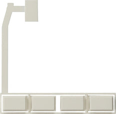 Gira Barra De Control Con Enchufe Temporizador Accesorios Crema Blanco - 825001
