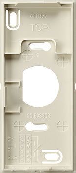 Placa de montaje Gira Sistema de vídeo doméstico OB 55 Crema Blanco - 851001