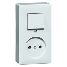 Interruptor combinado empotrable con enchufe Peha 1996 - 00274621