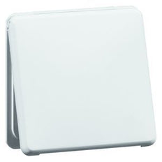 Placa central estándar de Peha con orificio de 45 mm IP44 y tapa abatible blanca - 00360911