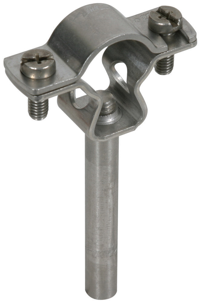 Soporte de Conductor de Acero Inoxidable D 20-23mm Con Barra D 10mm - 253289
