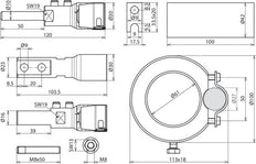 Kit de conexión Dehn HVI Power Long con material de montaje - 819149