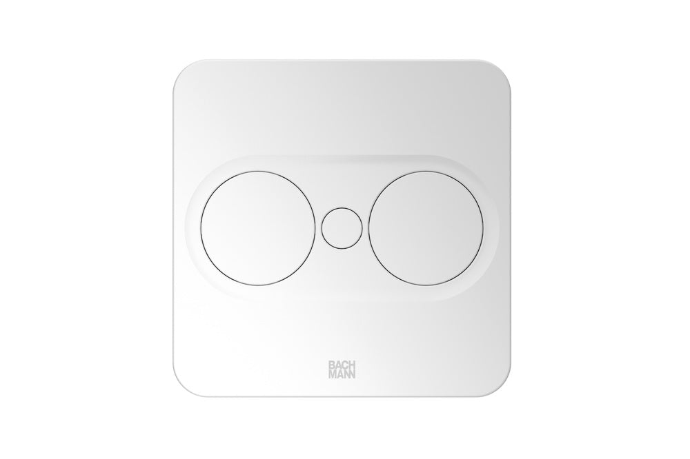 Bach Twist2 2X230V Cuadrado Blanco Con Clavija De Montaje Incluida - 946.201
