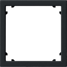 Gira Adaptador Marco Cuadrado 45x45mm Sistema 55 Negro Mate - 0283005