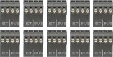 Gira Juego de conectores de terminal de comunicación de puerta 10 piezas - 851800