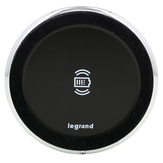Legrand Disq80 Cargador Inalámbrico Qi 15W Negro - 077643L