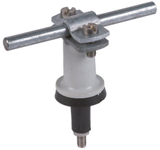 Soporte de Conductor de Techo Dehn con Grapa de Dos Tornillos y Espaciador - 216000