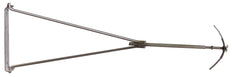 Soporte De Alero De Acero Inoxidable Ajustable Para Rd 7-10mm 1.45-1.75m - 239019