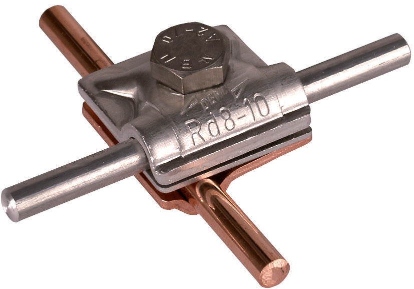 Dehn MV Abrazadera Cu-Al Tornillo Hexagonal RD 8-10MM - 390657