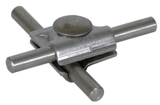 Dehn MV Abrazadera Acero Inoxidable Para 10mm Redondo Con Tornillo De Cabeza Truss - 391069