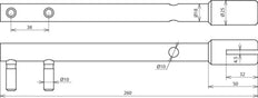 Herramienta Dehn Para Enderezar Rd 8-10mm Fl-4mm Stbrue - 596000