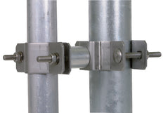 Abrazadera de fijación Dehn BSC D40 D45.65 V2A para tubos con espaciador - 105161