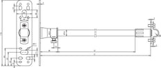 DEHN Espaciador Iso Con Placa De Fijación RD 16mm L 1030mm - 106123