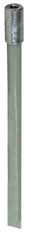 Barra separadora de PRFV gris claro con casquillo de aluminio para DEHNis - 106220