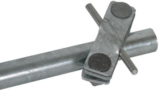 Dehn Abrazadera De Conexión Para Varilla Tubular De Tierra St Tzn D 27mm - 640015
