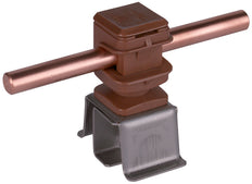 Dehn Soporte de Conductor de Techo StSt 4-16mm H 16mm Plástico Marrón - 204059