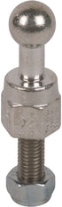 Punta esférica fija 20mm con pasador roscado y tuerca M12x35mm - 754235