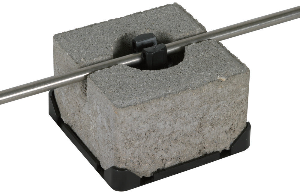 Soporte acondicionador de tejado Dehn para tejados planos con bloque - 253015 [2 piezas]