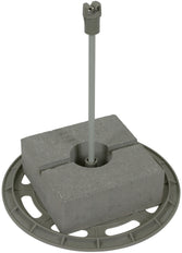 DEHN DLH Con Placa Base - Bloque De Hormigón Y Barra Separadora - 253115