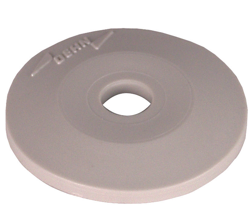 Dehn AS 37 5 B7 Disco Tapa Gris para Conductor y Portacañas - 276006 [10 piezas]