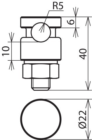 Conector Dehn KS Unidad de una sola pieza con arandela elástica - 301019