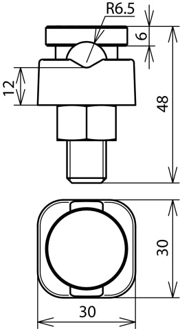 Conector Dehn M12 KS Para Rd 8-12.5mm Una Pieza - 300002