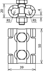 Conector paralelo Dehn Cu Rd 4-10mm SKM8X30 PV 4.10 Accesorios - 305007