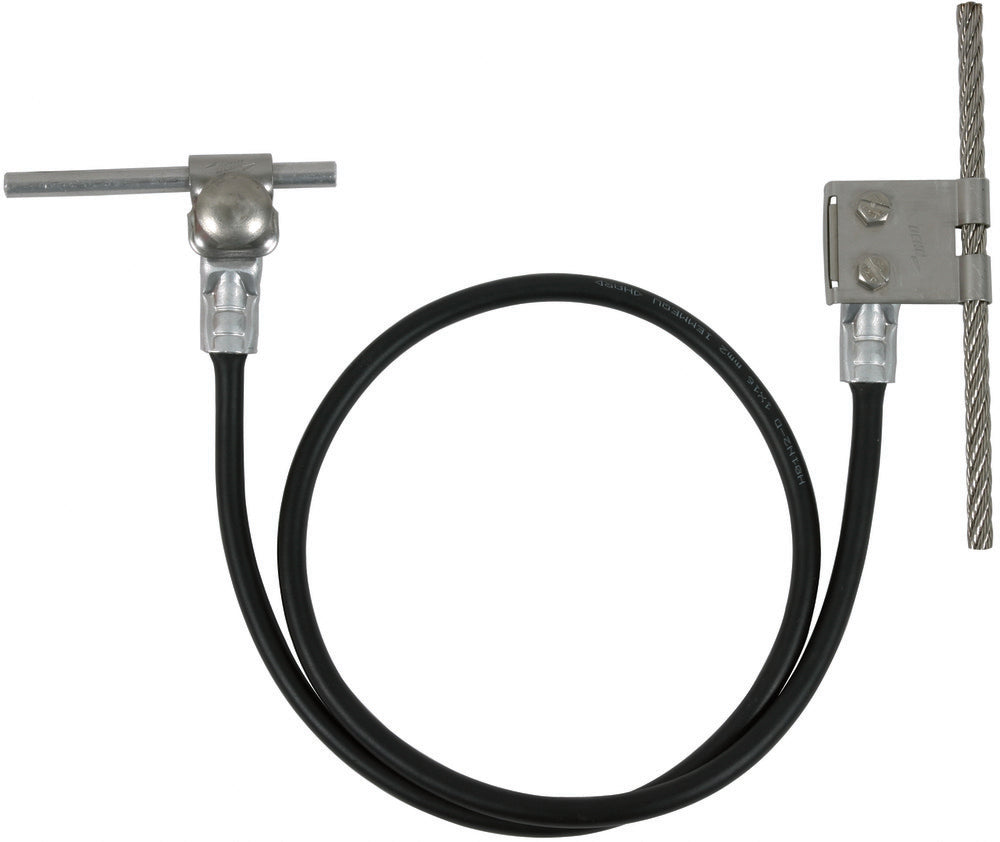 Juego de conexión de cuerda de seguridad Dehn 16mm2 L 1000mm Cu - Lug D 8mm StSt - 365519