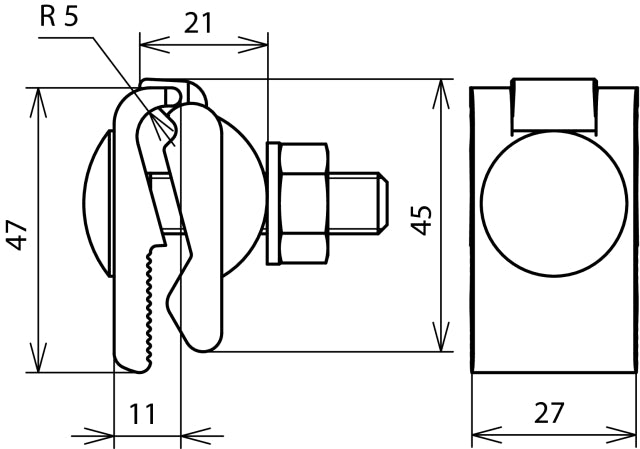 Dehn Abrazadera de Conexión de Terminal MCI tZn Rango Fl 0.4-12mm - 371008